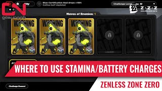 How to unlock StaminaBattery charges and where to use them in Zenless Zone Zero [upl. by Siroved]