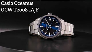 Casio Oceanus OCW T200S1AJF Unboxing and Complete Review MueedHobbies [upl. by Royal435]