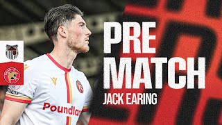 Prematch Jack Earing previews trip to Grimsby Town [upl. by Eelah281]