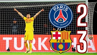 PSG vs Barcelona 23 Uefa Champions League [upl. by Danuloff888]