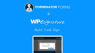 Forminator Forms Signature amp PDF AddOn Tutorial by WordPress WP ESignature ApproveMecom [upl. by Mcleroy799]