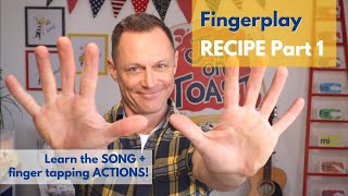 Fingerplay RECIPE Part 1  Learn the finger tapping actions [upl. by Dhaf]