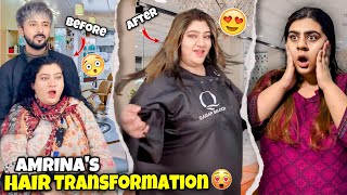 Amrina’s Hair Transformation 😍  Qaisar Baloch Kay Salon Gaye 🤩  Dream Poora Hogya 🥳 [upl. by Iteerp436]