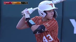 9 Alabama vs 10 Texas  Women Softball Mar 102023 [upl. by Yzeerb]