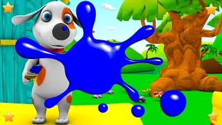 Learn Colors with Animals  Kindergarten Nursery Rhymes amp Songs for Kids [upl. by Liek]