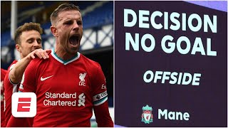 Everton vs Liverpool VAR controversy Like it or not hes offside  Frank Leboeuf  ESPN FC [upl. by Joelie]