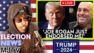 LIVE Elon Musk and Joe Rogan Officially ENDORSE President Donald J Trump  trump2024 [upl. by Okiman]