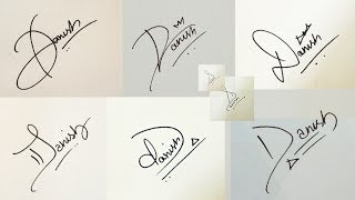 How to Draw Signature like a Billionaire For Alphabet quotDquot [upl. by Nalo562]