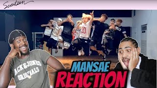 DANCERS REACT TO Seventeen Mansae Dance Practice SEVENTEEN세븐틴  만세MANSAE  HIDE ver REACTION [upl. by Corsetti]