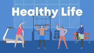 Sports Make Healthy Life  Sports Benefits Animation Explainer Video Editable [upl. by Etireuqram180]