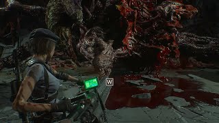 Resident Evil 3 Remake Nemesis Final Boss Fight amp Ending [upl. by Dehlia833]