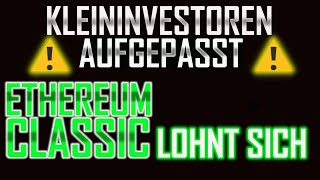 ETH CLASSIC momentan sehr LUKRATIV 💚  Worte an die Internet Rambos 😙  Realtalk [upl. by Alhan]