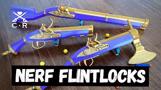 Make your own Flintlock Nerf Musket [upl. by Ennobe]