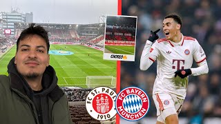 Mein ERSTES MAL im MILLERNTORSTADION 😍🔥  MUSIALA ⚽️  FC St Pauli vs FC Bayern München  CedrikTV [upl. by Sim619]