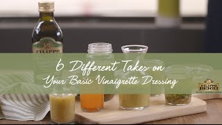 Six Different Takes on a Classic Vinaigrette Using Filippo Berio Olive Oil [upl. by Divan]