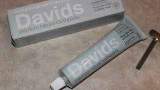 Davids Premium Natural Toothpaste naturaltoothpaste [upl. by Gerrilee]