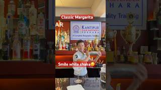 Classic Margarita Cocktail  kantipur hotel training center shorts pokhara bartender nepal bar [upl. by Enehs95]