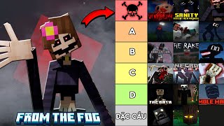 XẾP HẠNG TẤT CẢ QUÁI VẬT KINH DỊ KÌ LẠ NHẤT TRONG MINECRAFT FROM THE FOG [upl. by Ednil]