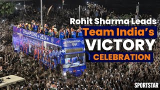 Team Indias T20 World Cup victory parade in Mumbai  Highlights [upl. by Froh630]