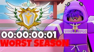 This Is The Comfirmed Worst Season In Roblox Bedwars History XD [upl. by Aihcela]