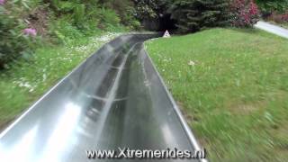 Sommerrodelbahn Fichtenflitzer Panorama Park Sauerland Onride [upl. by Marian]