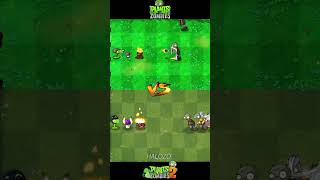 Pvz vs pvz 2  Mega Gatling Pea Puff Shroom Torchwood Plant Team Vs Zombie Team shorts [upl. by Dviad984]