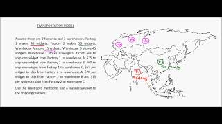 Transportation model  Example 5  LCM [upl. by Adnomar]