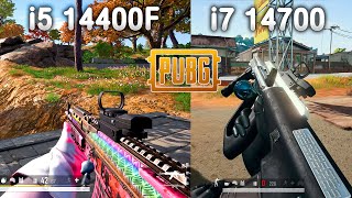 PUBG  i7 14700 VS i5 14400F  RTX 4060 Ti  February 2024 [upl. by Rhiamon]