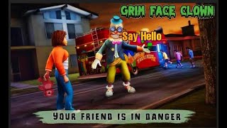 Grim Face Clown  Full Gameplay in Android [upl. by Eimorej]