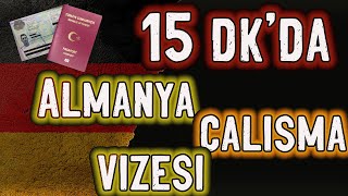 Almanya Çalışma Vizesi ve İş Arama Vizesi Nasıl Alınır [upl. by Sina]