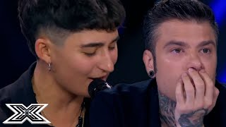 Judges CRY For Stunning Audition On X Factor Italy 2022  X Factor Global [upl. by Aikas]