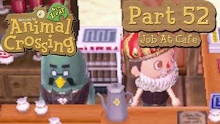 Animal Crossing New Leaf  Part 52 PartTime Job at Brewsters Cafe and Paying Off Final Loans [upl. by Dayir]