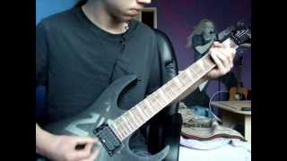 Ensiferum  Lai Lai Hei cover only fast part with solo [upl. by Anitnamaid]