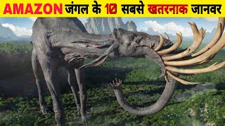 अमेज़न जंगल के 10 सबसे खतरनाक जानवर  10 dangerous animals of Amazon jungle [upl. by Asilehc]