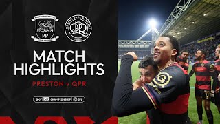 🔙Back To Back Wins  Highlights  Preston North End 02 QPR [upl. by Liek]