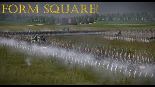 Russian Square Against French Cavalry Charge  NTW FCN [upl. by Icyak171]