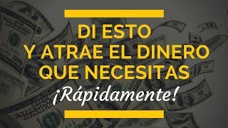 1 Nuevo Mensaje DINERO YA VIENE Atraer en 7 minutos escucha [upl. by Desta]