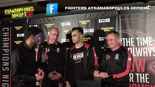 Champions Night 69 Interviews  Eleutheriou Panagiotis  BG Academy [upl. by Miksen]