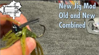 NEW WAY TO RIG A JIG Old and New Bait COMBINDED [upl. by Eitsyrhc]