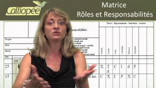 2 Matrice des rôles et responsabilitésmov [upl. by Elleval]