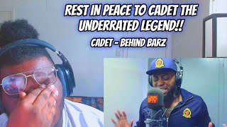 THIS HITS DIFFERENT Cadet  Behind Barz REACTION [upl. by Nnalyrehc666]