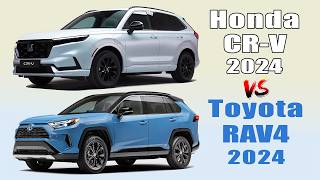 2024 Honda CRV vs 2024 Toyota RAV4  Similarities And Differences [upl. by Aleinad935]