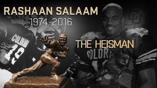 Remembering Colorado legend 1994 Heisman winner Rashaan Salaam [upl. by Ennairoc]