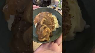 Chicken amp potatoes with mushroom gravy cooking food dinner asmr recipe mushroomgravy [upl. by Stacie]