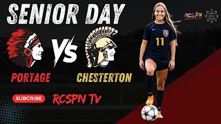 Senior Night Portage vs Chesterton on RCSPN [upl. by Ahsat]