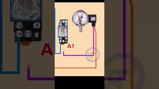 Branchement manomètre avec contact [upl. by Devinna]