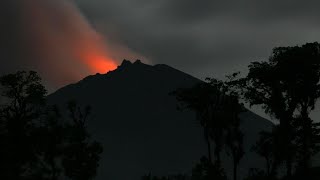 Ecuadors Reventador volcano erupts in remote Amazon region [upl. by Enelam]