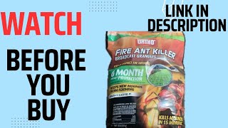 Honest Review of Ortho Fire Ant Killer Broadcast Granules [upl. by Arrio36]