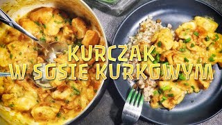 Kurczak w sosie kurkowym  PRZEPIS sos kurkowy jak zrobić krok po kroku [upl. by Kassandra]