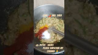 Chili 🌶️🥵 mili sabji recipeshort jyotis kitchen shortYouTube short video [upl. by Malena]